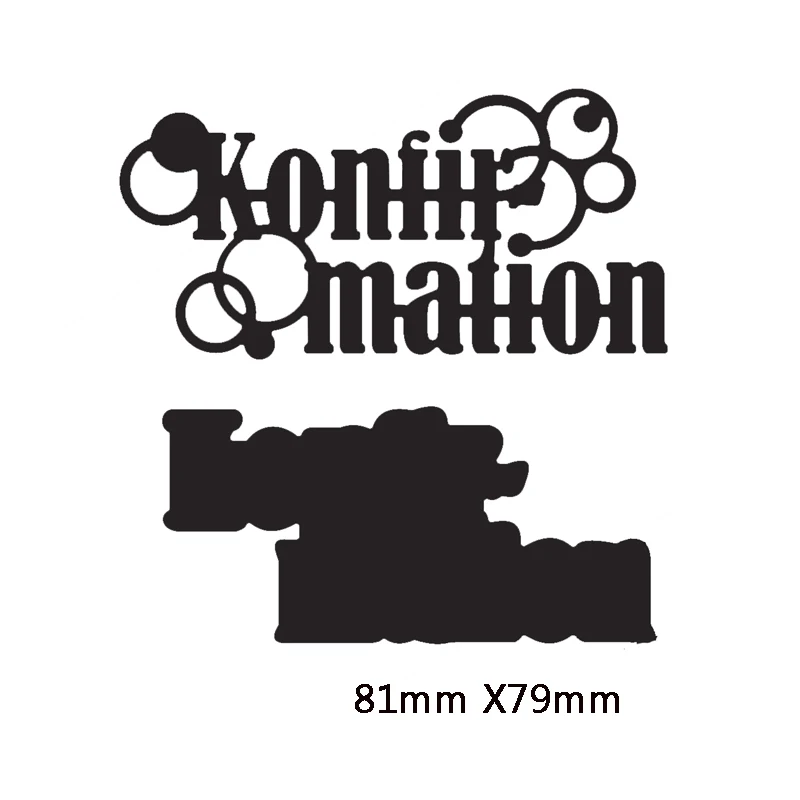 

Danish Confirmation Metal Cutting Dies for Scrapbooking New 2019 Cutting Embossing Stencils Paper Craft Die Paper Cards Making