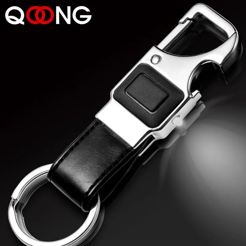 QOONG новый бренд для мужчин и женщин брелок автомобильных ключей