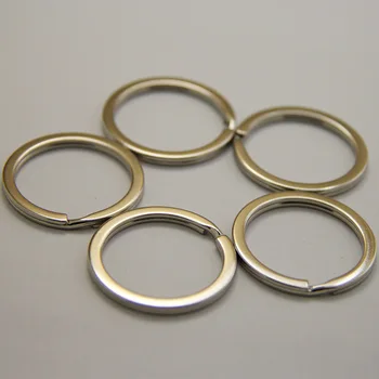 

Wholesale 1000PCS Silver Steel Key Chains Holder Split Ring Hoop Metal Loop Keyfob Accessories -Free Shipping