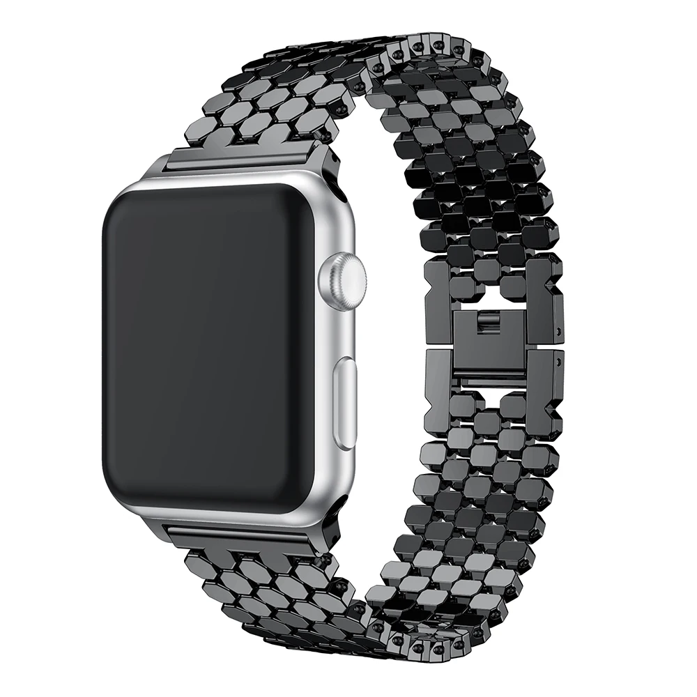 Fashion Sports Stainless Steel Watch Band Replacement Strap for iwatch