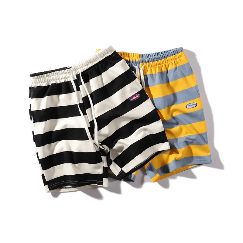 Мужские повседневные шорты оригинальные мужские и женские BF ветер большие повседневные хлопковые махровые шорты Молодежный лагерь спортивные брюки