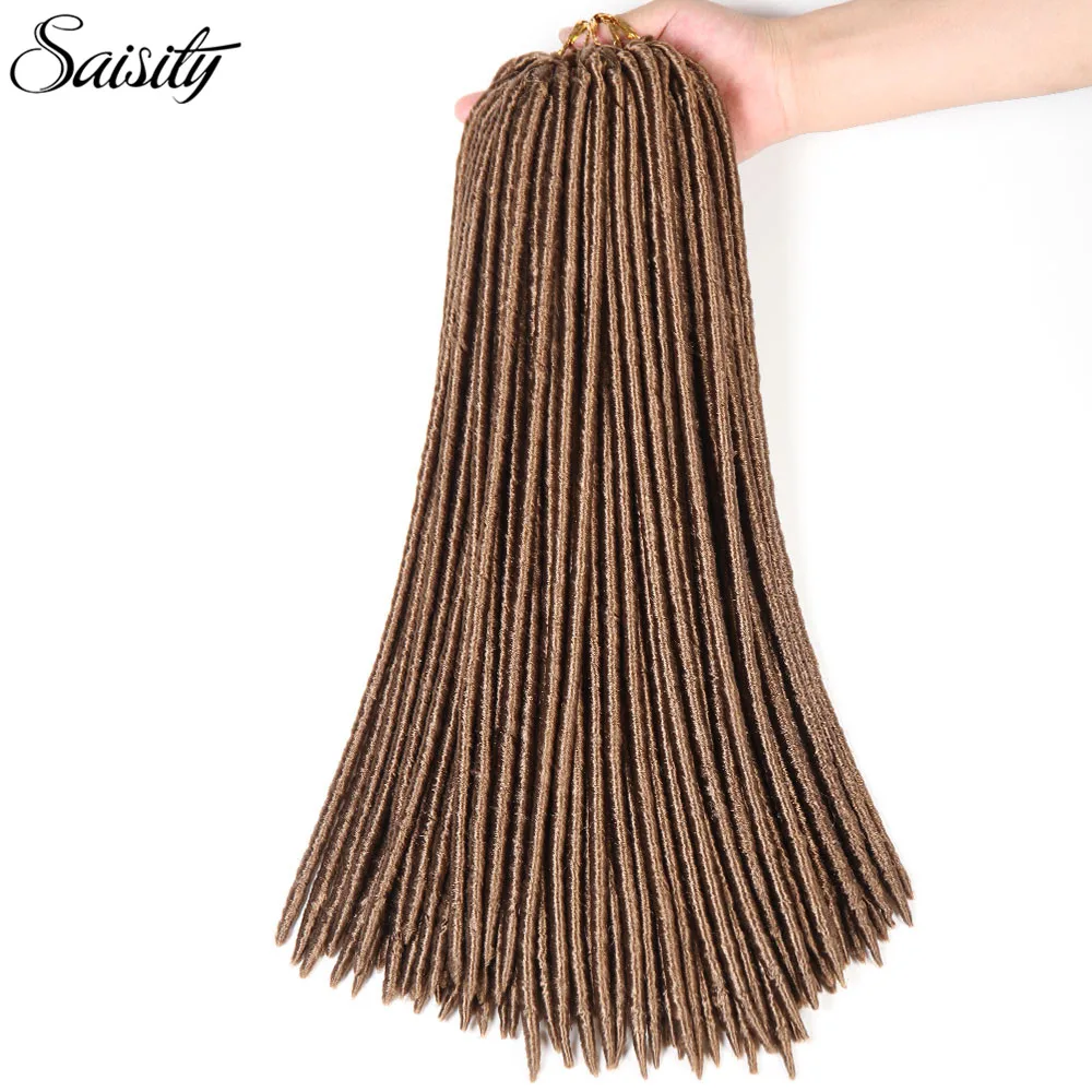 Saisity косички для вязания крючком из искусственного меха 14 &quot18&quot 24