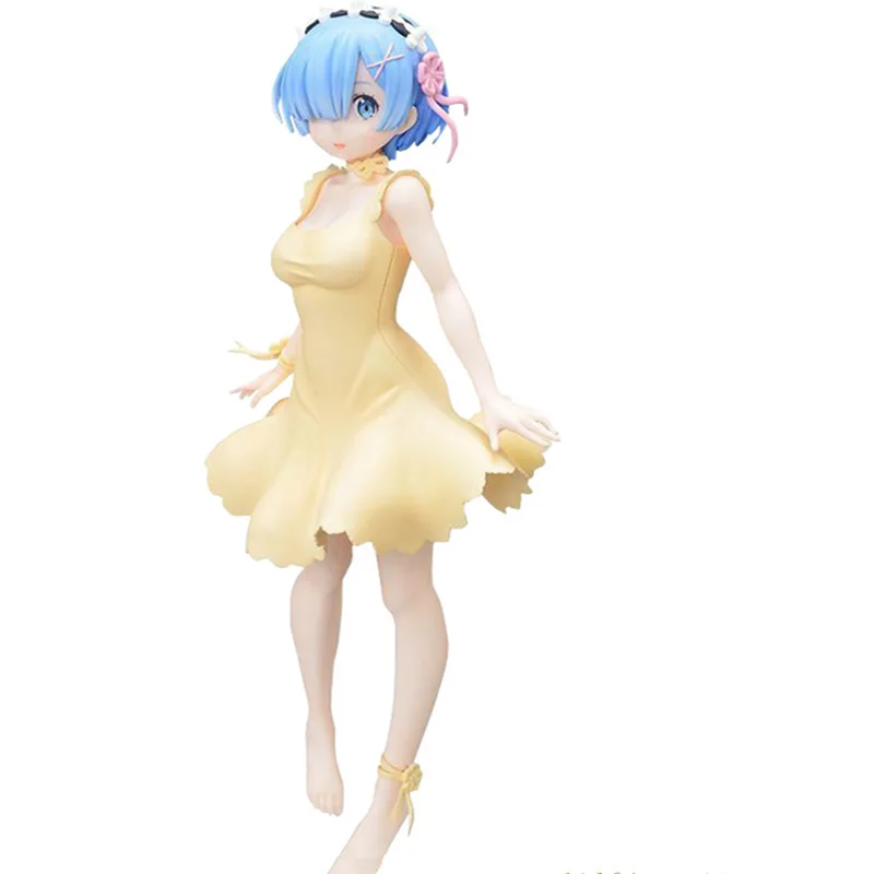 

2018 HOT anime figure 20cm Re:Life in a different world from zero REM Dres Cartoon Toy Action Figure Collection Model Doll Gift