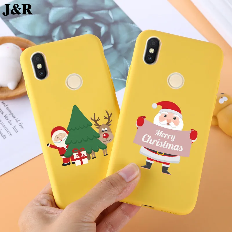 Cartoon Case for Xiaomi Redmi S2 Case Silicone Ultra Thin Soft TPU Merry Christmas Back Print Bags Cover For Redmi S 2 Y2