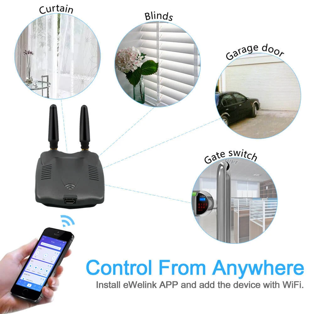 EWeLink RF домашней автоматизации модуль Wi Fi Беспроводной переключатель