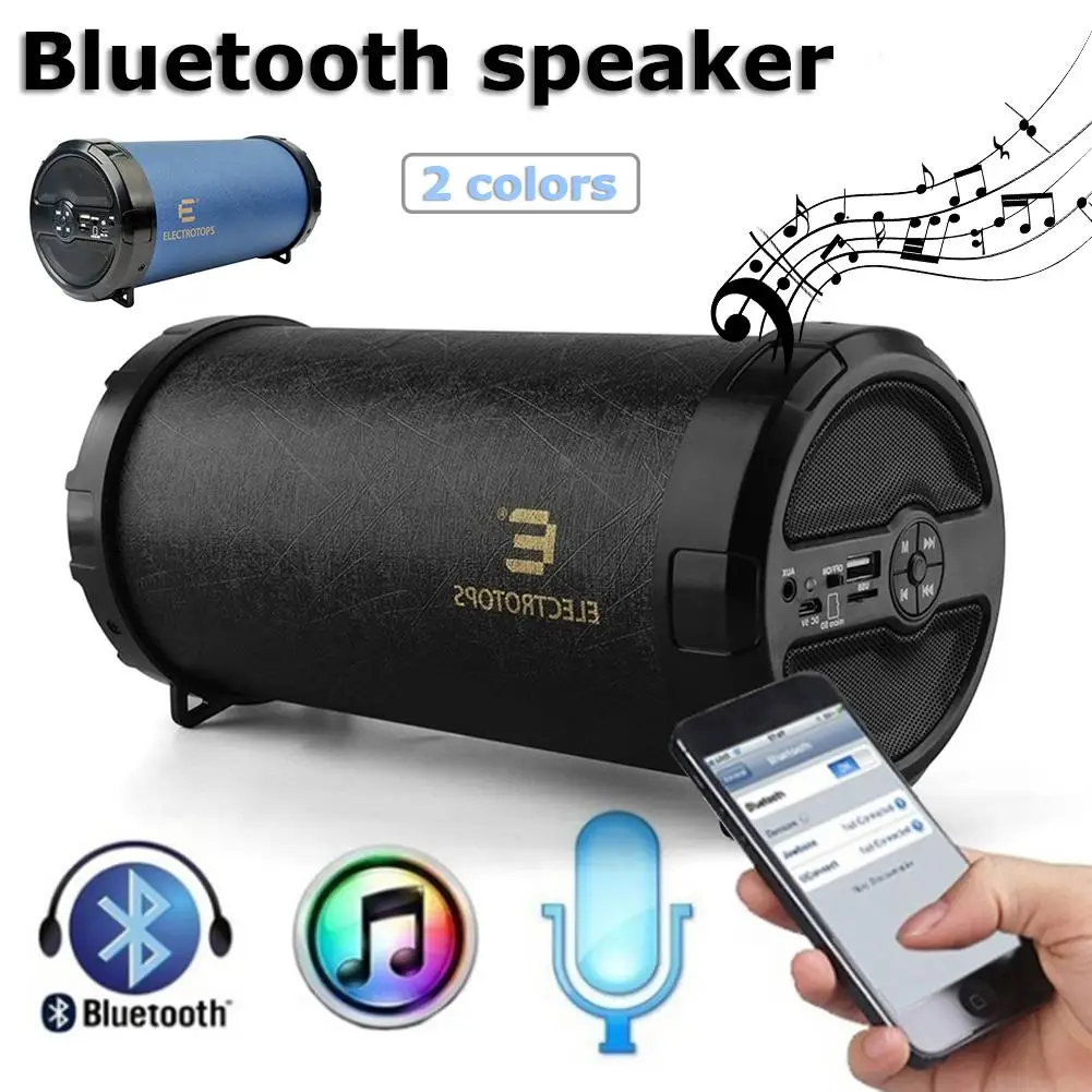 

Outdoor Portable Wireless Bluetooth Custom Subwoofer Speaker Card Insert Multi-functional Waterproof Large Bucket Shape Speaker