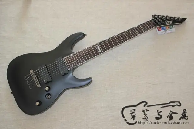 ESP LTD MH417 esp ltd electric guitar 7 string emg pickups