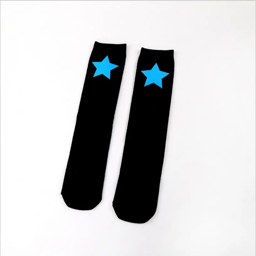 Kids Knee High Socks School White Socks Skate Children Baby Long Tube Leg Warm Girls Boys Football Stripes Cotton Sports - Цвет: kids Socks 10