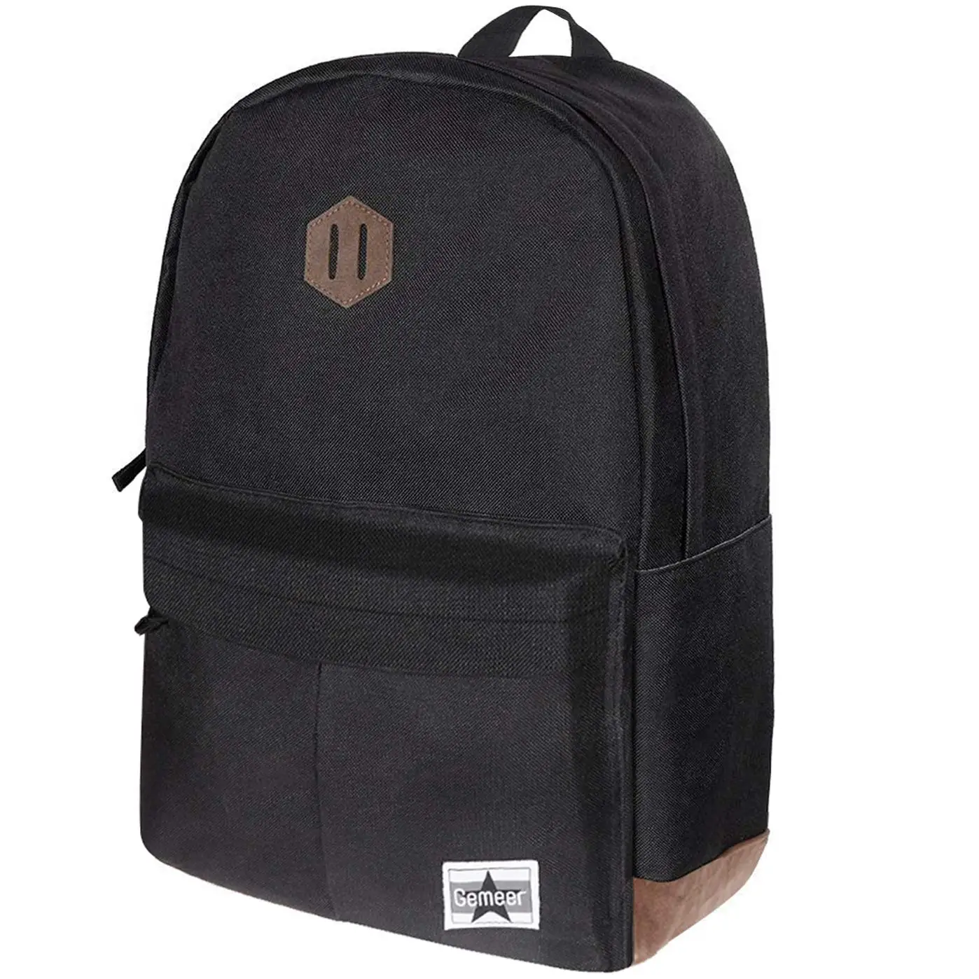 

Gemeer School Backpack - Lightweight High School Student Backpack - Water-Resistant Travel Backpack Bookbag Fits 15-inch Laptop