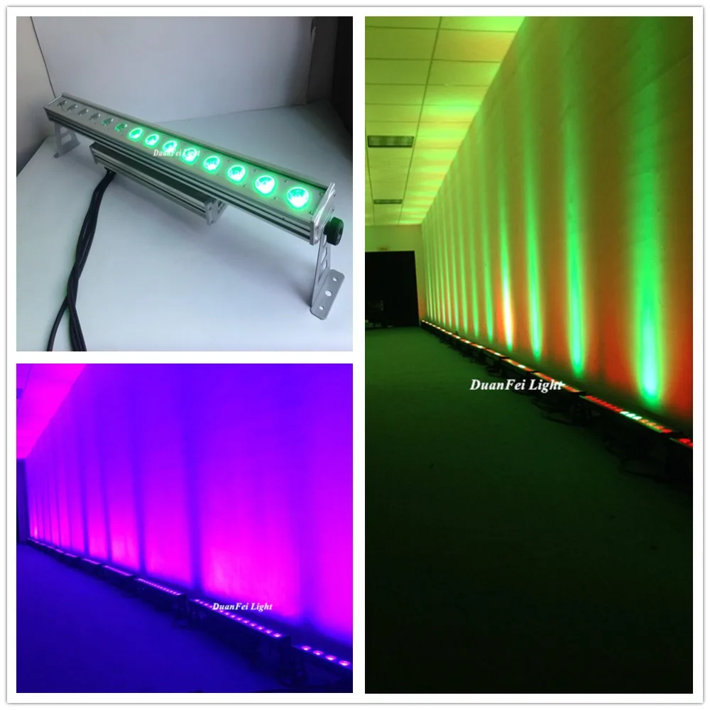 4 лот 14*30 Вт COB 3in1 rgb pixel led настенная шайба бар ip65 наружная Ландшафтная Светодиодная
