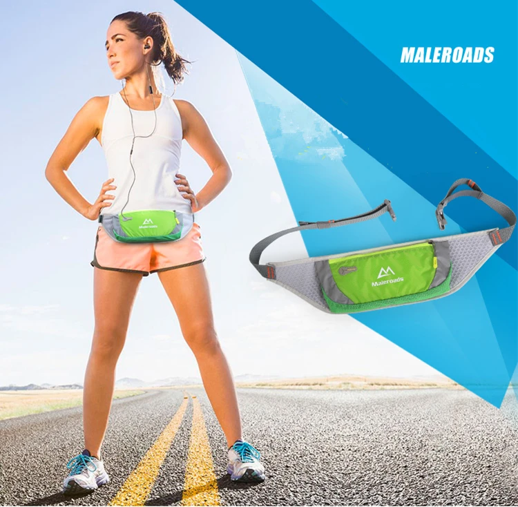 Maleroads водостойкие беговые поясные сумки Utility Gym Fanny Pack Спорт Фитнес Пояс для бега сумки сотовый телефон карман для мужчин женщин