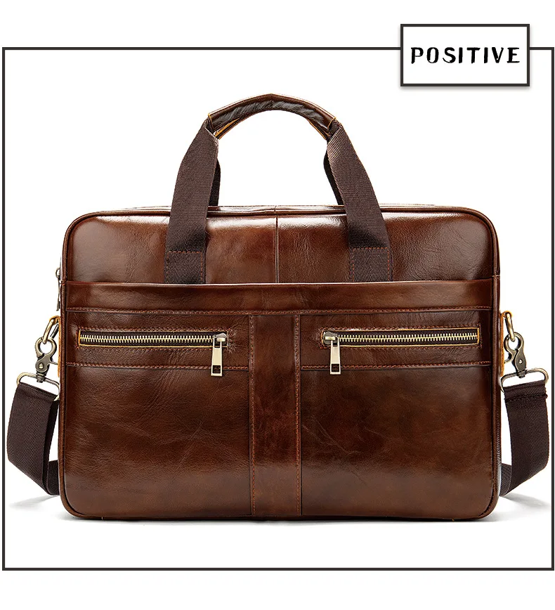 Природных воловьей Для мужчин сумка сумки Портфели дизайн бренда из натуральной кожи Для мужчин мужская сумка Винтаж Бизнес сумки для ноутбуков