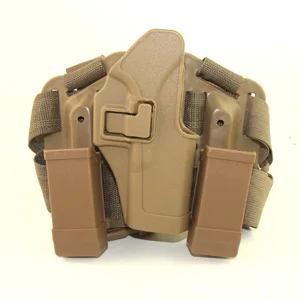 Тактический CQC ног бедра Duty кобура для страйкбола пистолет кобура для охоты для Glock 17, 18, 19, 23 32 36 Аксессуары - Цвет: tan