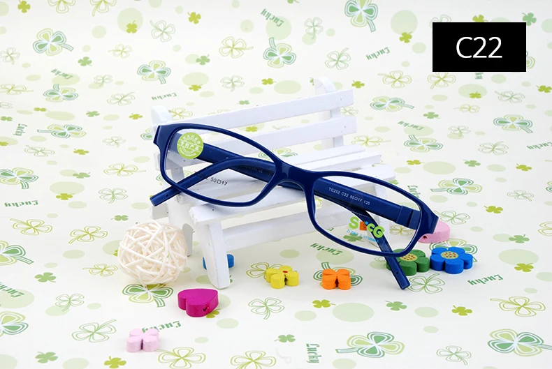 SECG не винтовые оптические очки для близорукости, Детская оправа, чистые прозрачные очки, сверхлегкие мягкие детские оправы, съемные очки