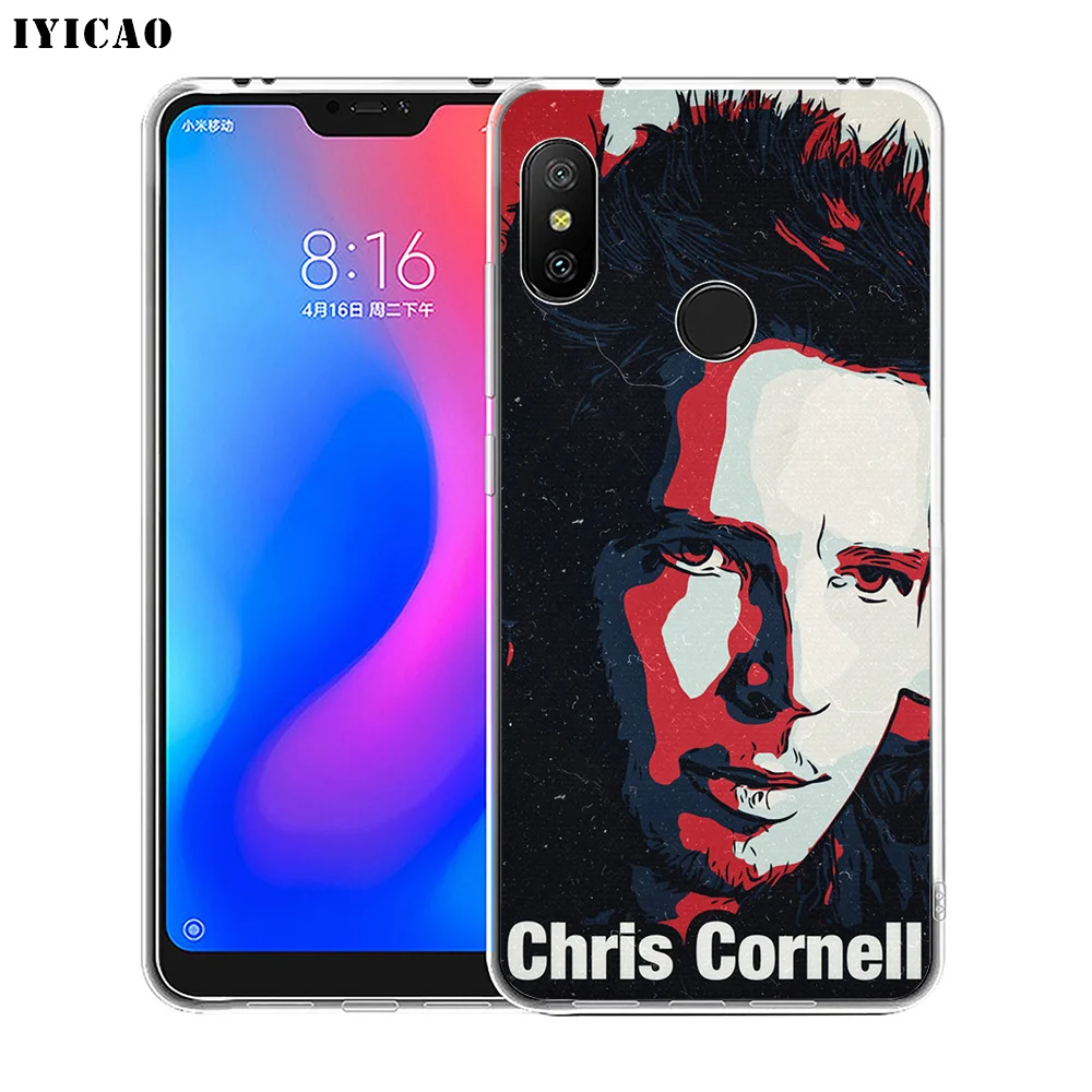Мягкий силиконовый чехол для телефона IYICAO Chris Cornell Xiaomi Mi 9 8 SE 6 A1 A2 Lite F1 MIX2S MIX3 из