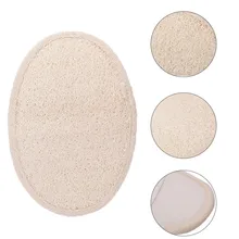 Губка Из Натуральной Люфы Перчатки, ванна отшелушивающая перчатка для ванной Овальная Ванна полотенце для спины скруббер для душа Ванная комната поставка Лидер продаж