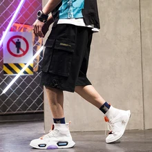 Мужские шорты спортивные хип-хоп Уличная летняя Военная хлопковая мужские бермуды m-xxxl повседневные мужские дизайнерские шорты