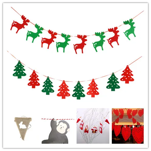1Set Party Decorations Banner Birthday Wedding Christmas Children Baby Boy Girl Bunting Decor Hot Sale | Дом и сад