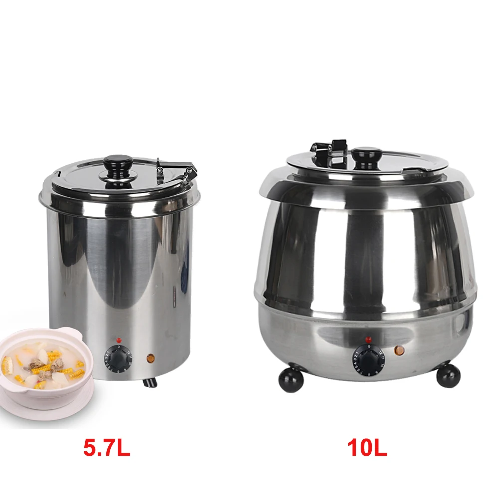 Electric 3 Crock Warming Tray Kitchen Slow Cooking Buffet Countertop Aluminum