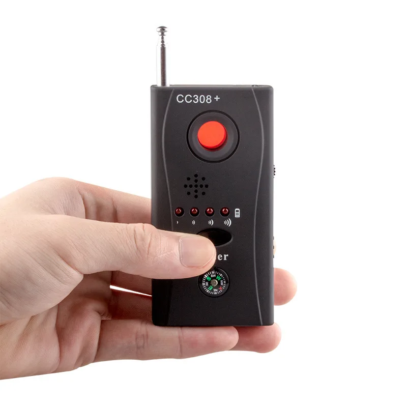 Детектор прослушки. Детектор cc308+. Аккумулятор для детектора жучков и скрытых камер cc308+. Обнаружитель скрытых видеокамер. Прибор для обнаружения камер прослушек.