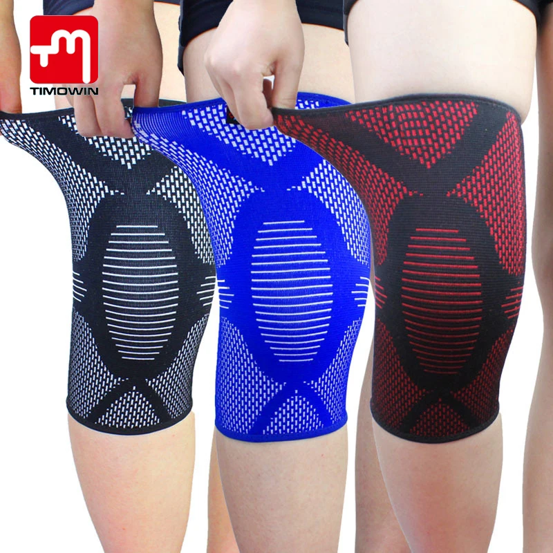

TIMOWIN1 Piece Knee Pads High Elasticity Sport Knee Support Guard Four Seasons Outdoor Sports Protector Warm Relieve Joint Pain