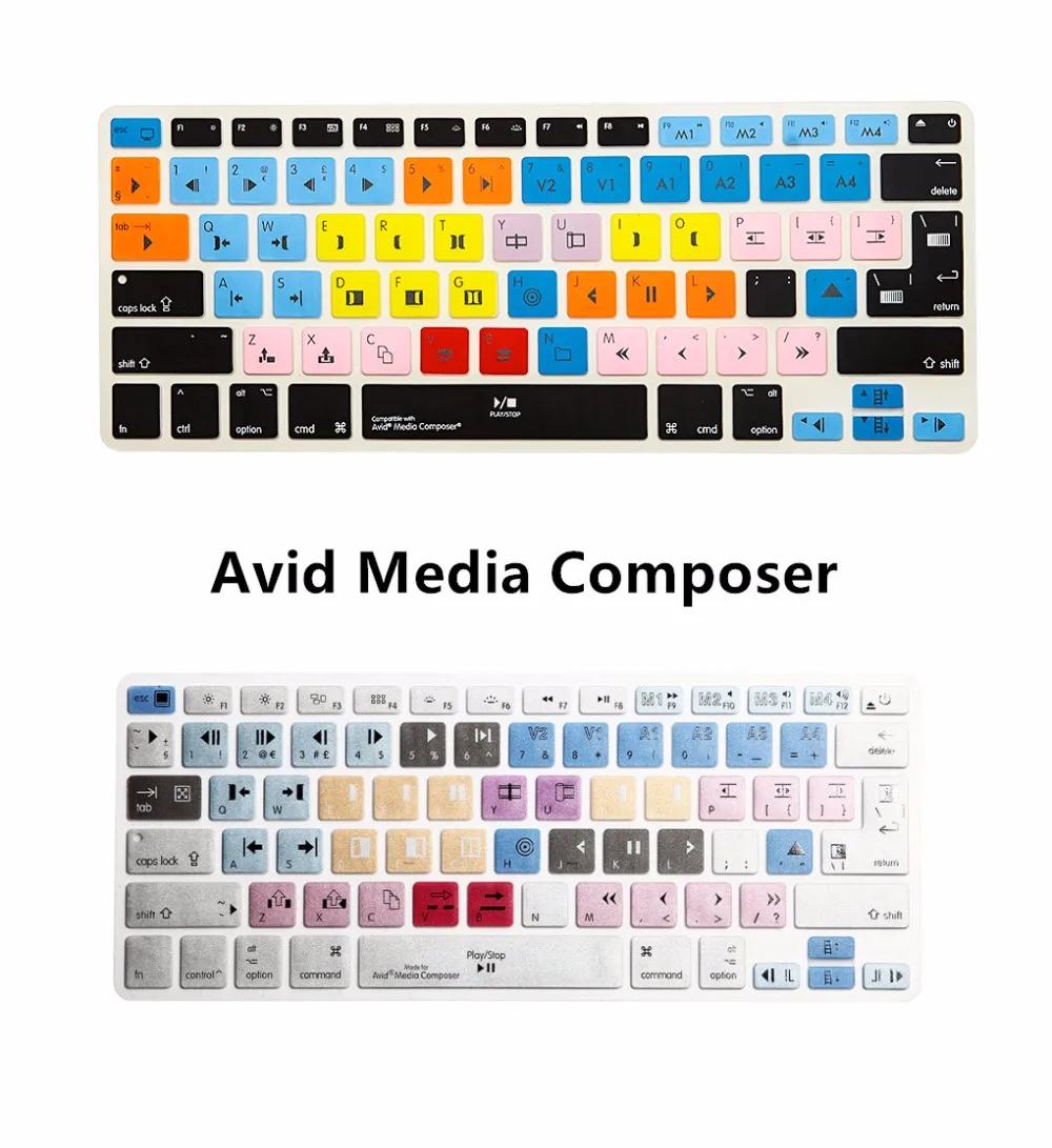 Для A1278 Avid Media Composer ярлык клавиатура экран Обложка для iPhone iMac Macbook Pro Air 13 15 KC_A1278 |