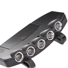 5 светодиодный ультра яркий LAIDEYI наружный светодиодный налобный фонарь с зажимом, светящаяся/устойчивая в ночное время, удобный рыболовный светильник, Головной фонарь