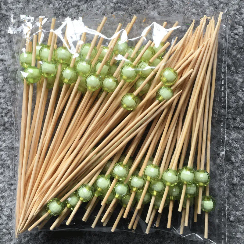 

XUNZHE Forks 100 Pcs 12Cm Colorful heart-shaped Cocktail Drink Stirring Sticks Food Dessert Picks Fruit Fork bento accessories