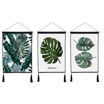 

Nordic Decoration Tapestry Ins Background Wall Cloth Plant Background Cloth Meter Box Occlusion Cloth Cotton Fabric Paintings