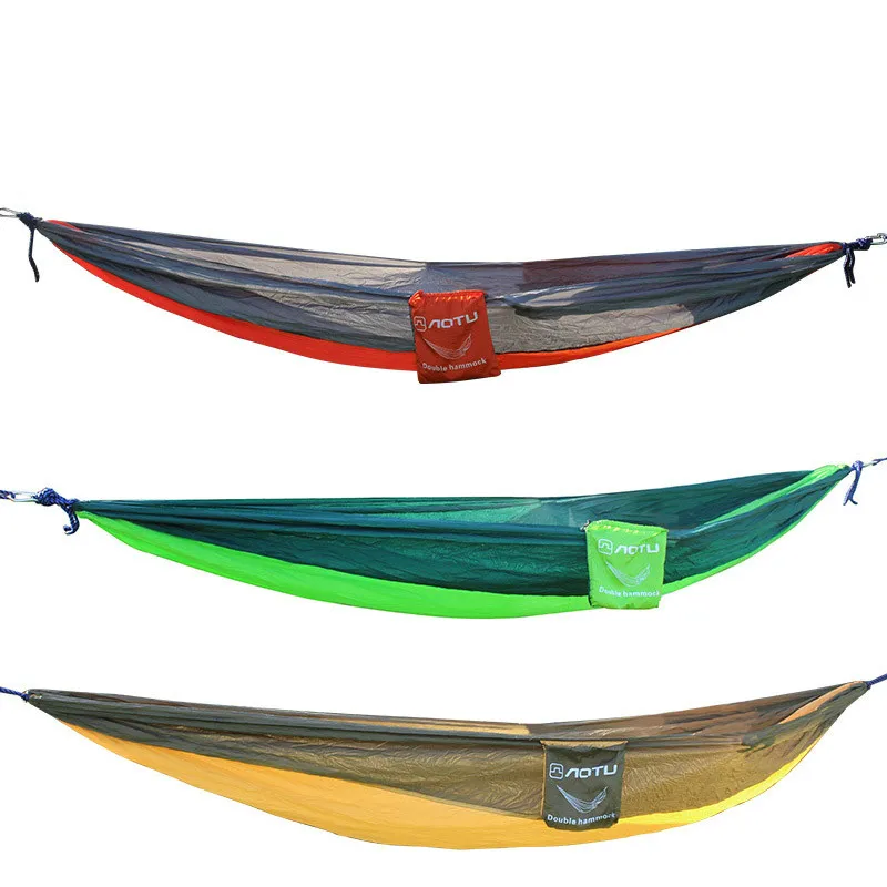 

High quality Outdoor double parachute cloth hammock indoor swing bedroom Super load-bearing hang tent 2 person patio furniture