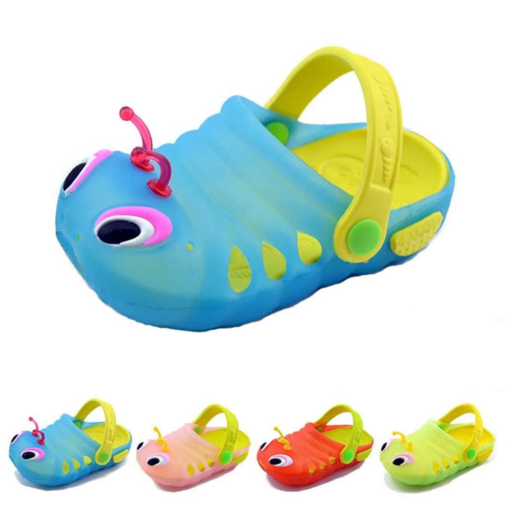 Summer Slippers Toddler Baby Boys Girls Cartoon Beach Sandals Flip Shoes Kids Boy Girl Animal Cute Fashion Slipper For 3M-5T kid