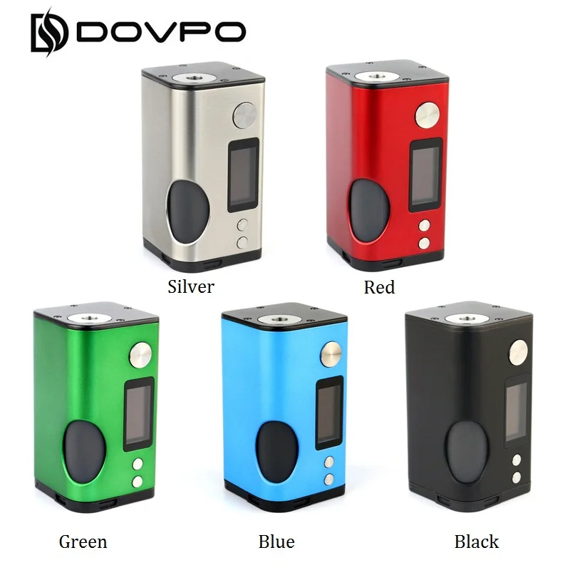 

Original DOVPO Basium 180W VV Squonk MOD with 6ml Squonk Bottle Capacity 180W Output Support VV/VW Mode Vs DOVPO VEE / Cylon Mod
