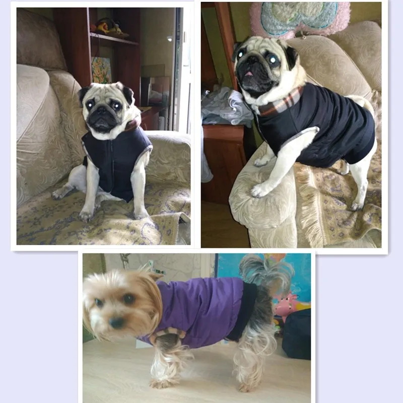 Одежда для собак Зимняя Теплая стеганая Толстая куртка для собак Одежда для щенков и кошек производитель одежды для домашних животных товары для животных