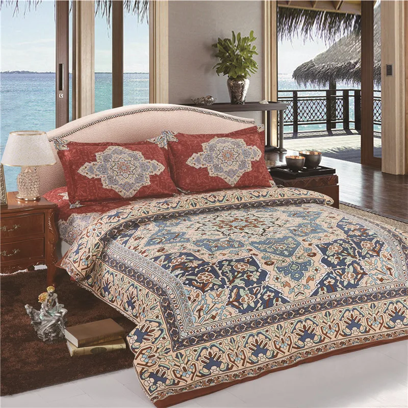 

Medusa europe medallion bedding set double bed queen size bed linen set