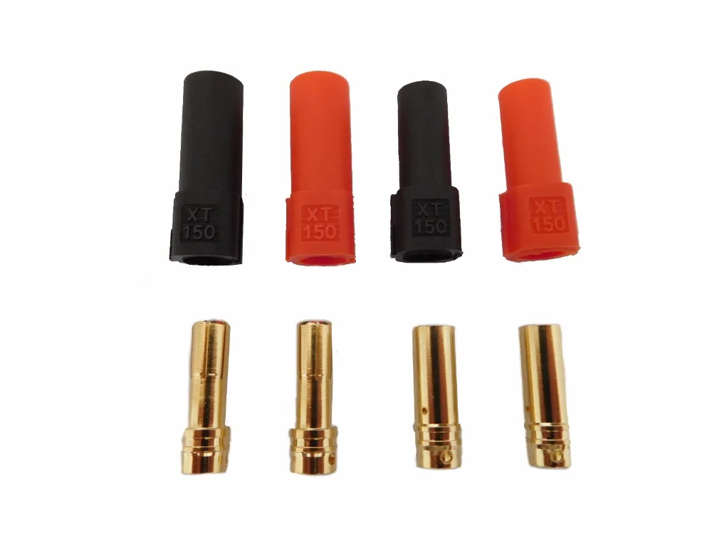 50 пар XT150 разъем 6 мм пуля разъем мужской и женский позолоченные вилки для RC Lipo батареи ESC PDB