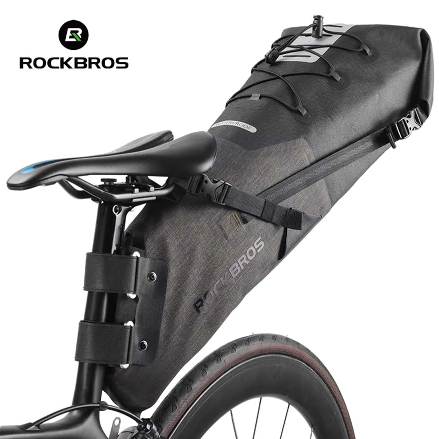 Rockbros Bike Saddle Bag 2018 Waterproof TPU+Nylon Bicycle Bag High