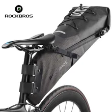 Rockbros Bike Saddle Bag 2018 Waterproof TPU+Nylon Bicycle Bag High Capacity Cycling Rear Seat Bag Accessories Bisiklet Aksesuar
