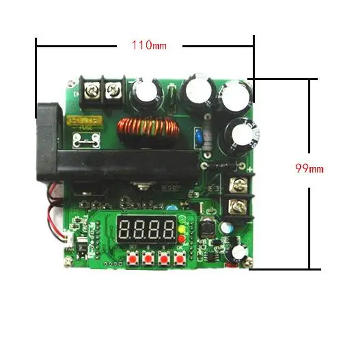 B900W высокой точности Вход 8-60 V постоянного тока до 10-120 в 900 Вт преобразователь постоянного тока светодиодный Управление повышающий преобразователь постоянного тока с Напряжение трансформаторный модуль 40% OFF