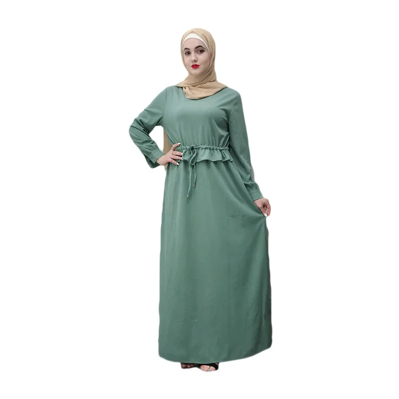 

Vestidos Compridos Ramadan Kaftan Abaya Arabic Islamic Muslim Dress Caftan Turkey Hijab Eid Dresses Qatar Robe Femme Musulman