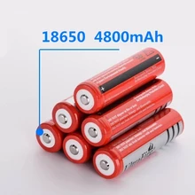 18650 Bateria de lítio recarregável bateria 4800 mAh 3.7 V bateria Li-ion para Tocha lanterna 18650 Baterias GTL EvreFire
