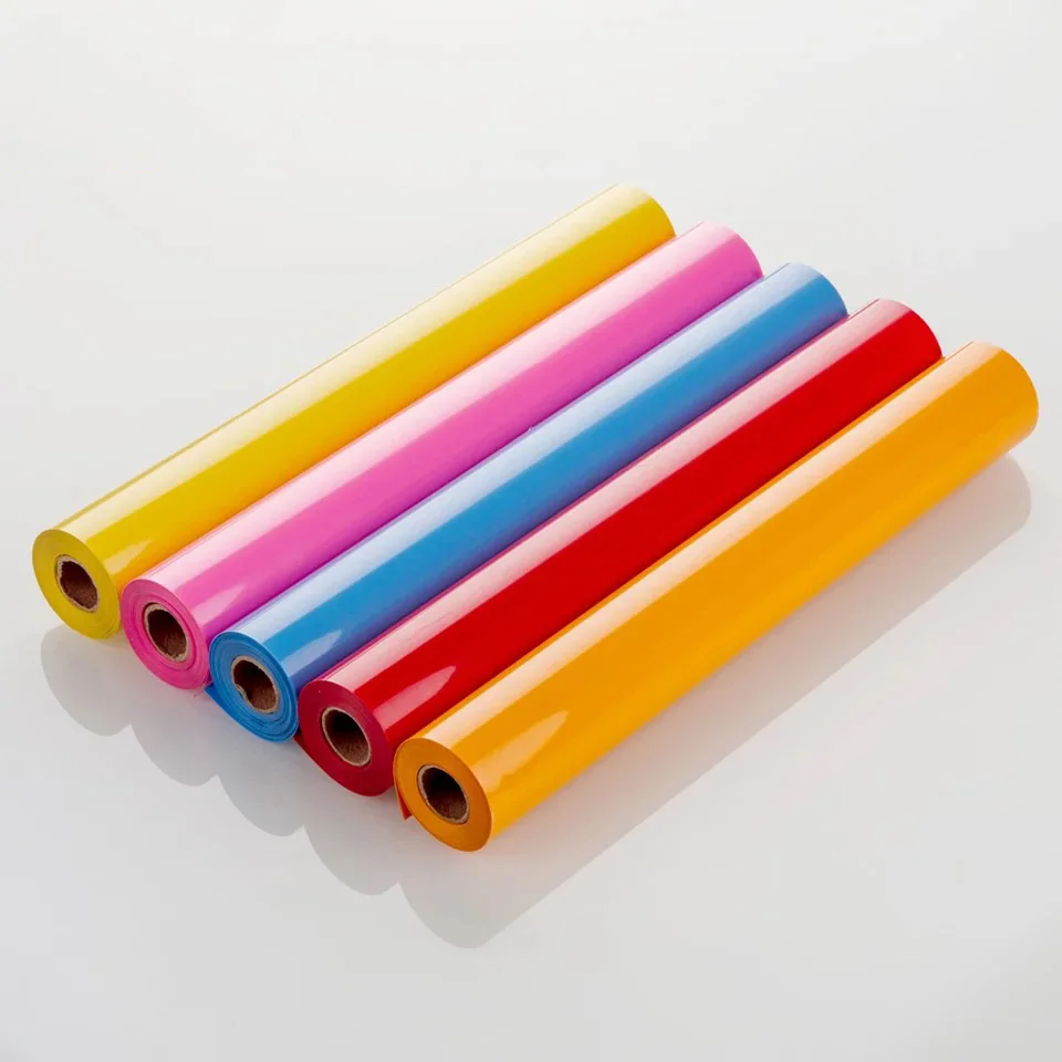 

12x40/ 30cmx100cm roll transfer vinly PVC film with Heat Press and Vinyl Cutter