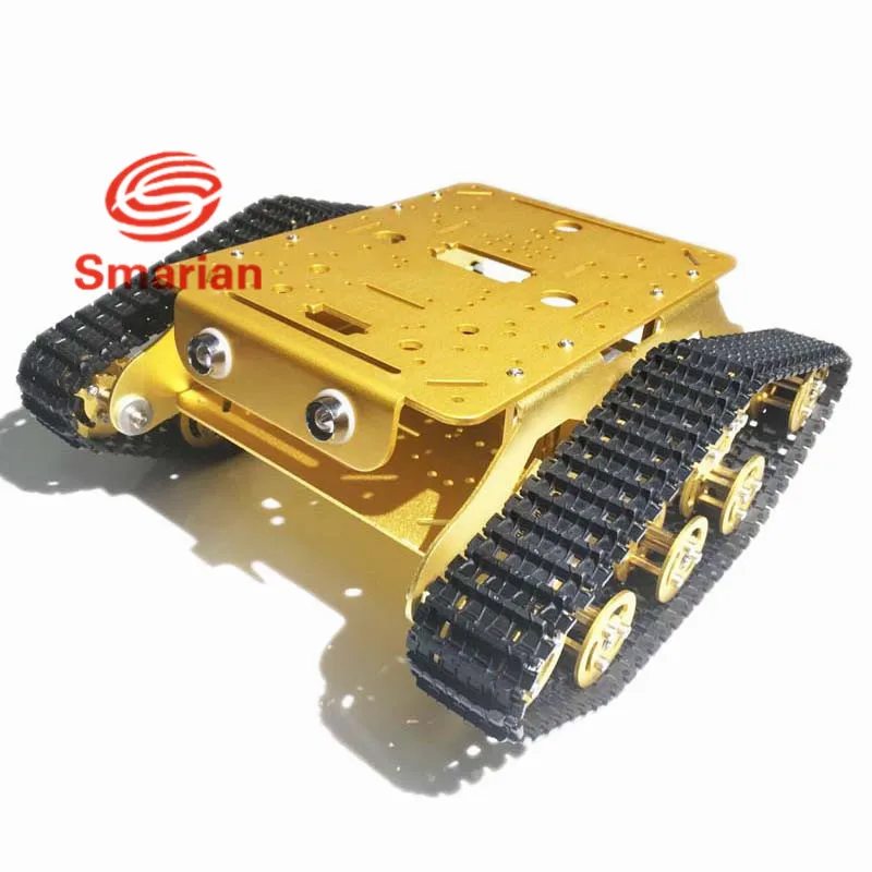Smarian TSD300 Arduino Bluetooth/WiFi управление гусеничный Танк шасси автомобиля с отслеживанием и предотвращением препятствий RC пульт дистанционного управления