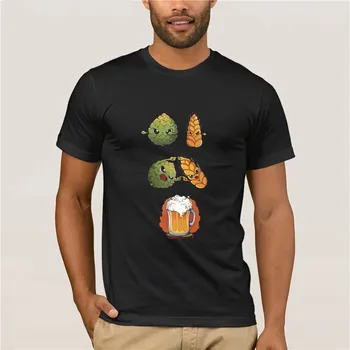

Anti-Wrinkle t-shirt big size for men Beer Fusion men's t shirt organic cotton cotton tshirt design clothing Pop