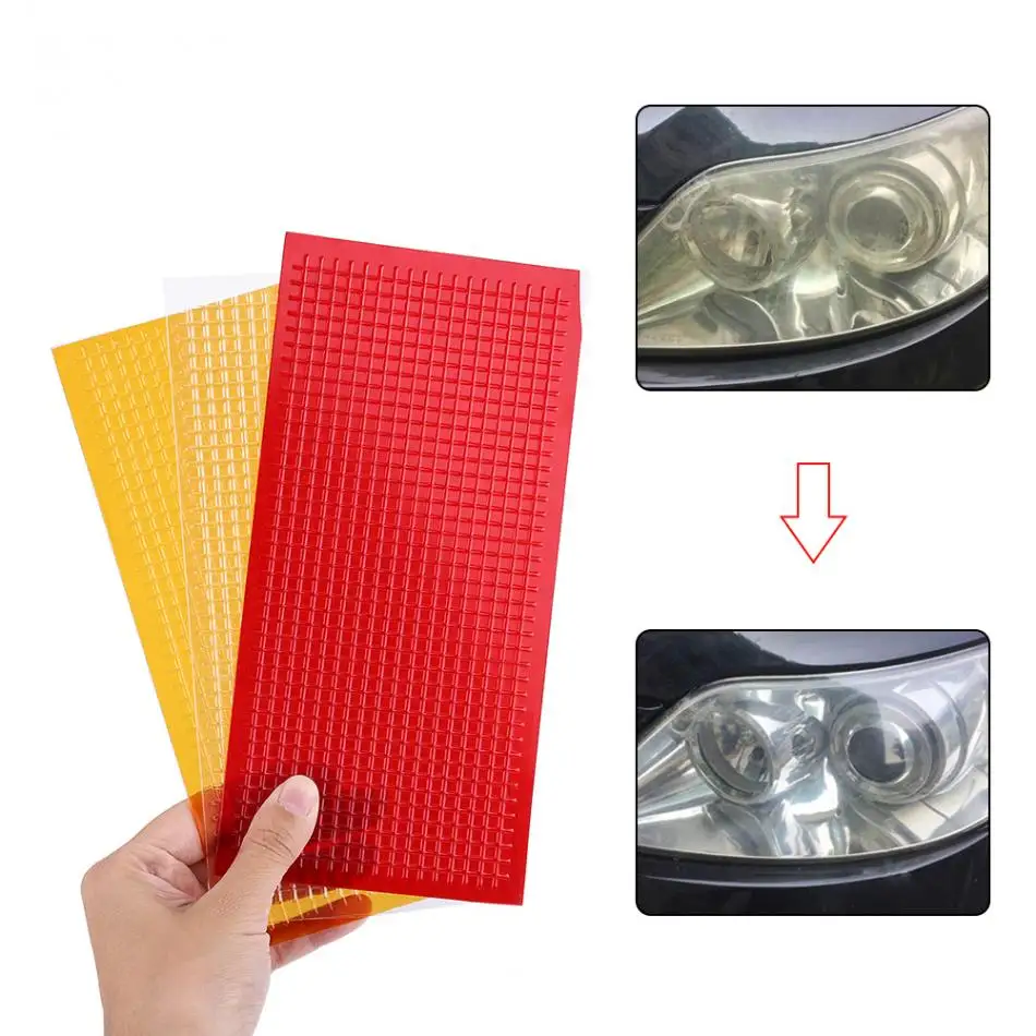 

Auto Lens Repair Kit Car Lights Crack Repair Film Multi-Pack Headlight Taillight Repair Tools Universal for Car Vehicle SUV RV