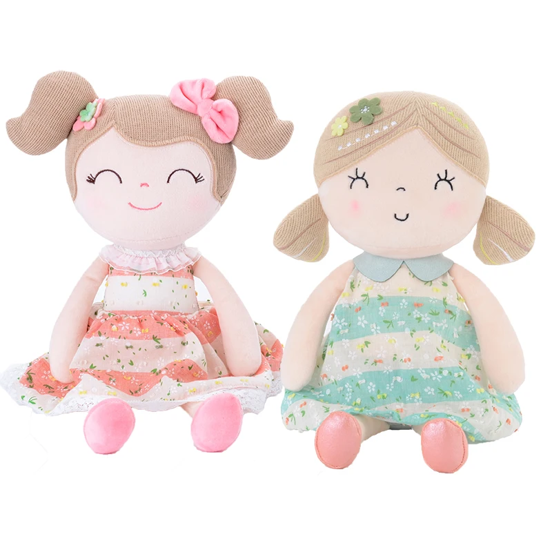 Gloveleya Весна девочка куклы детские куклы Подарки Тряпичные куклы дети тряпичная кукла плюшевые игрушки 40 см розовый