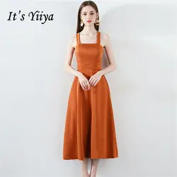 Это Yiiya выпускного платья без рукавов Спагетти ремень модные дизайнерские Элегантные платья Пром Платья для вечеринок Вечерние платья LX952