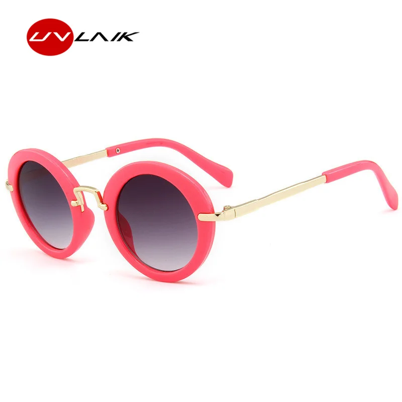 

UVLAIK Cute Round Kids Sunglasses Children Fashion Glasses Girls Boys UV400 Lens Baby Sun glasses Protect Eyewear Shades Goggles