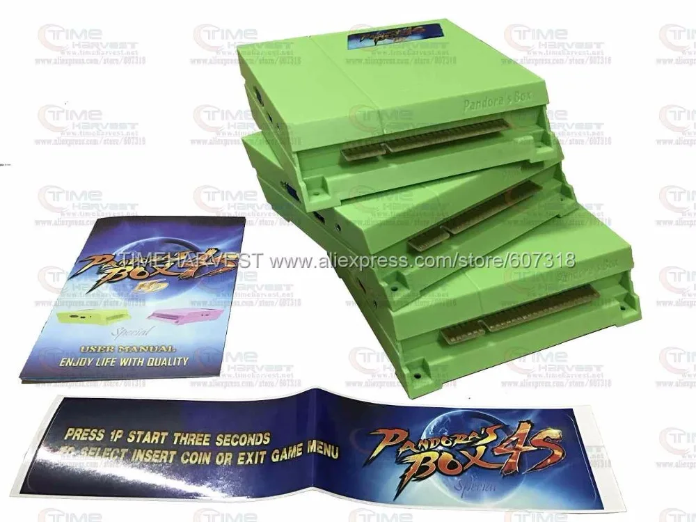 

10 pcs New Arrival 815 in 1 multi game board 2017 Newest Upgraded Version Pandora Box 4S+ CGA VGA HDMI monitor Arcade Cabinet