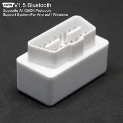 ELM327 V1.5 Супер Мини Bluetooth сканер Беспроводной Интерфейс Авто Интерфейс Читатели код инструмент диагностики OBDII протоколы