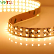 WFTCL 5M 24V IP20 Nonwaterproof 3528 LED Strip 240led Flexible light 5M/Reel showcase led more bright LED strip warm white